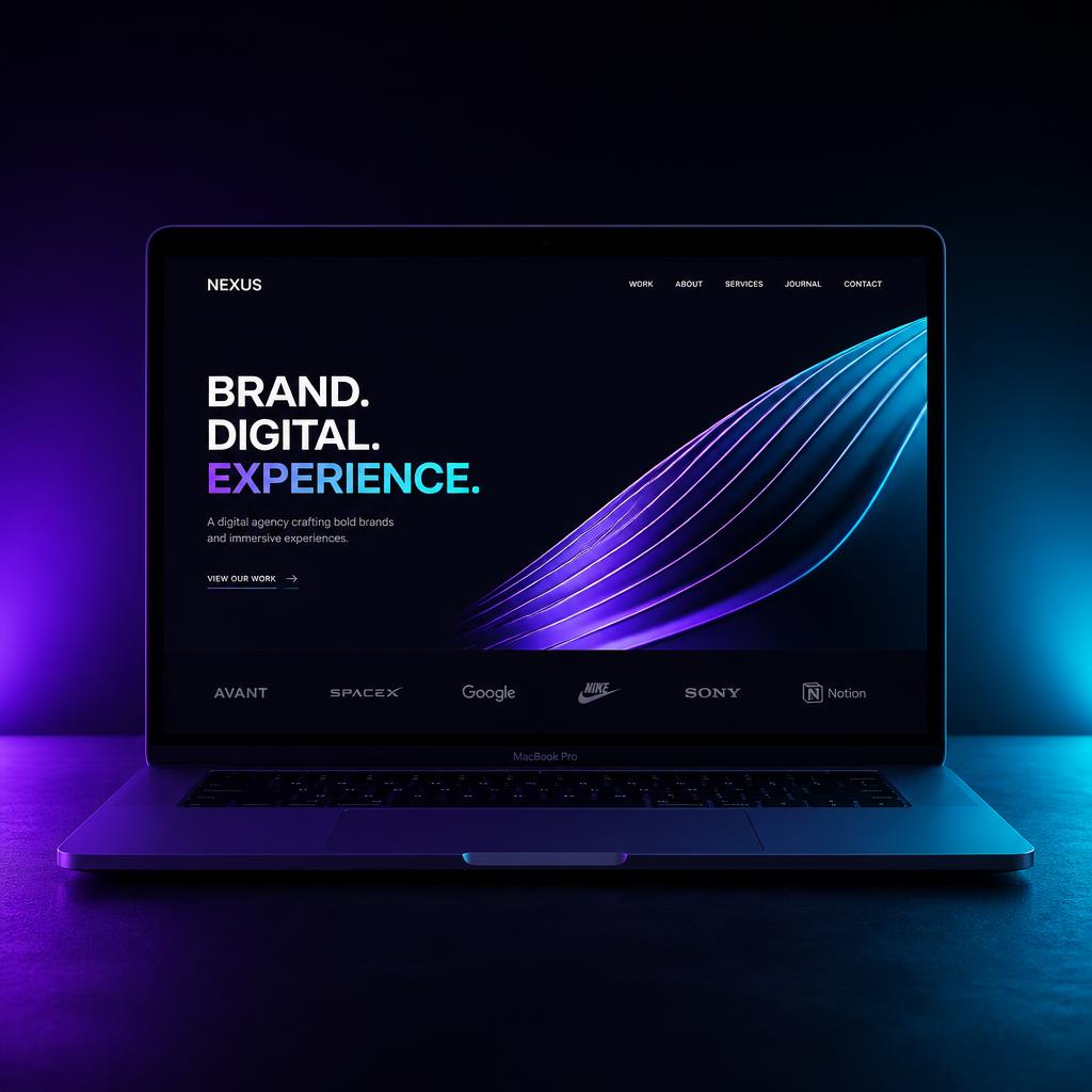 Custom Web Design mockup
